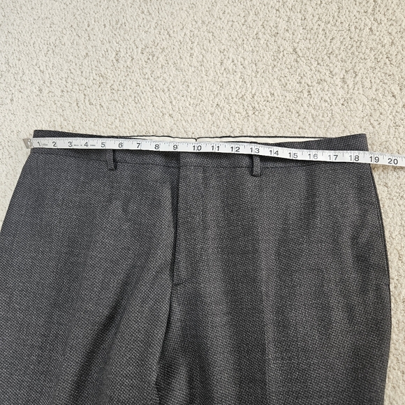 Paul Smith Gents Trousers Gray Wool Dress Pants Slacks Career Designer Mens 36 - Picture 5 of 9